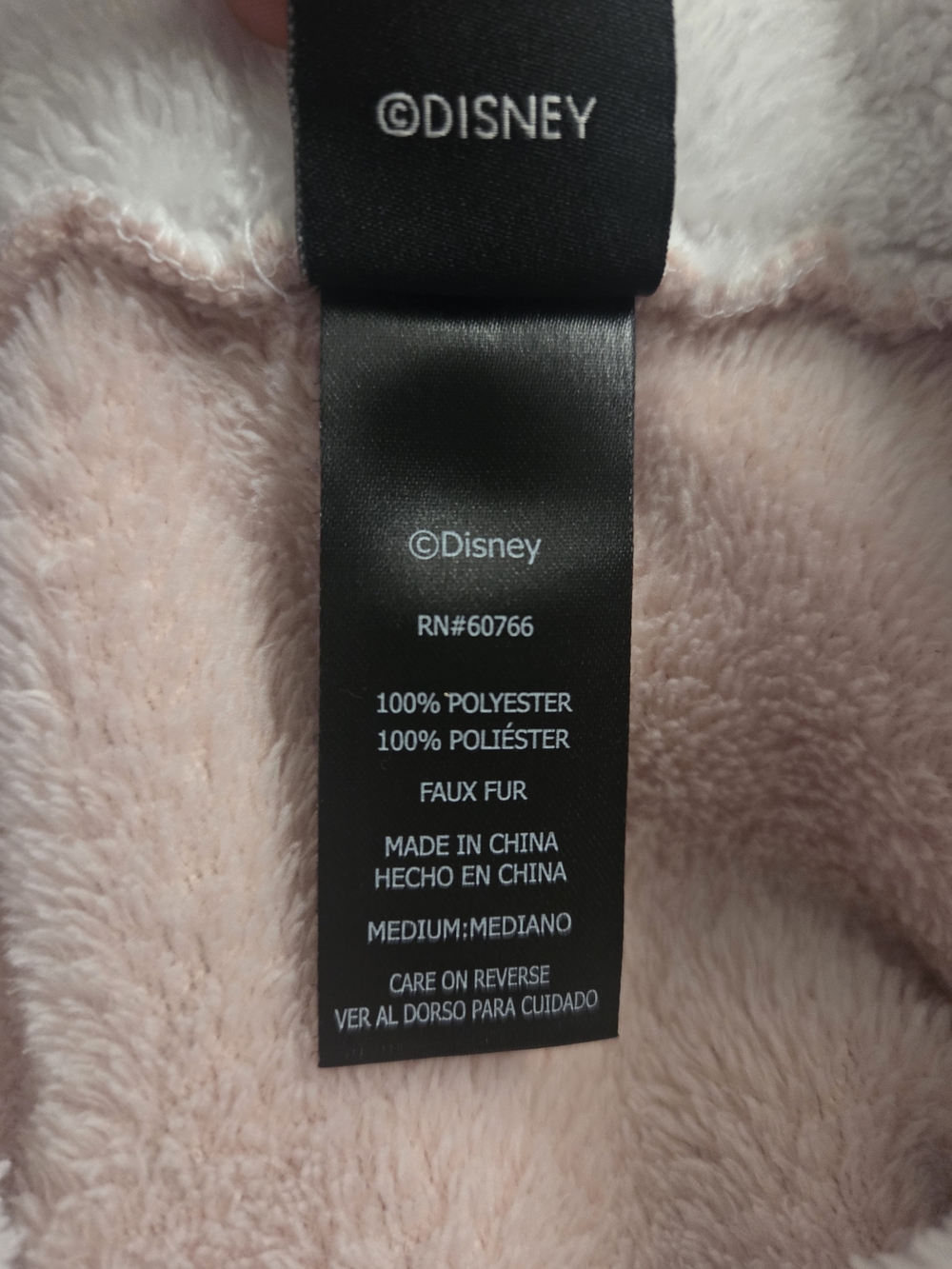 Disney Women’s Faux Fur Jacket - Light Pink